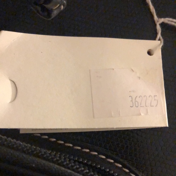 NWT LANCEL Paris Black Lizard Leather Backpack Made in France - Picture 12 of 17